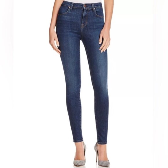 J Brand Women's Skinny Jeans - Dark Blue - Picture 12 of 12